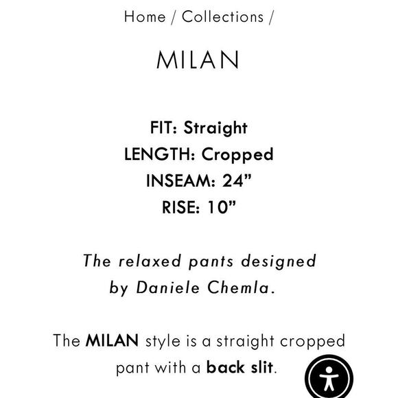 Avenue Montaigne Milan Pull On Pants •10• Beige Khaki Slim Stretch Cropped F954 - Picture 13 of 13